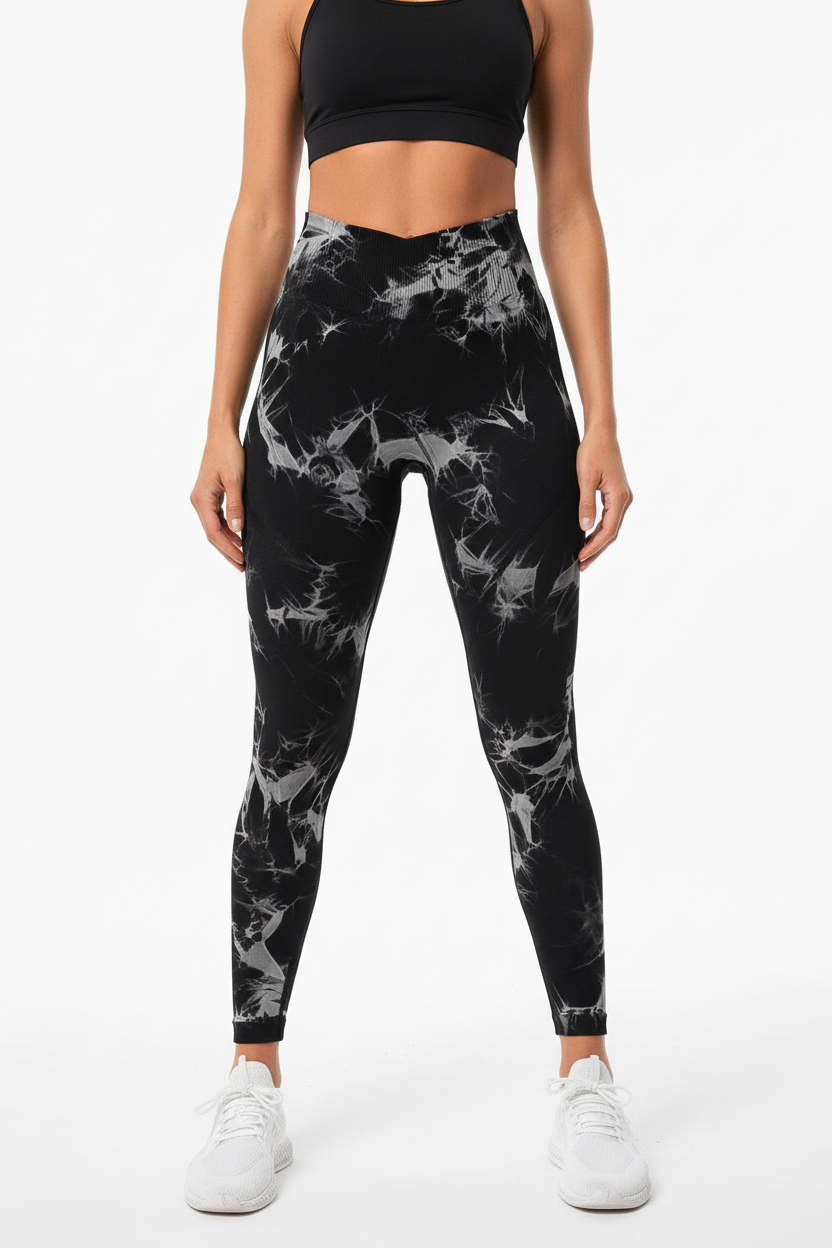 Marmor Leggings Frontansicht